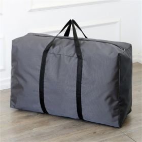 Waterproof Oxford Fabric Storage Bag Different Specifications Moving Bag for Home Storage, Travelling, College Carrying (Color: grey, size: L)